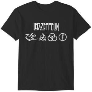 Led Zeppelin Music Tour Graphic Rock Band Fan Classic Concert Tee Shirt 159